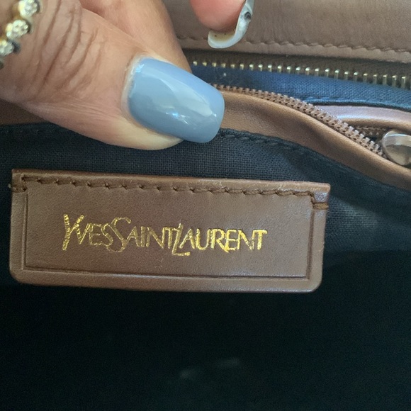 Yves Saint Laurent Tri-Color Leather Cabas Chyc Bag - Picture 11 of 14